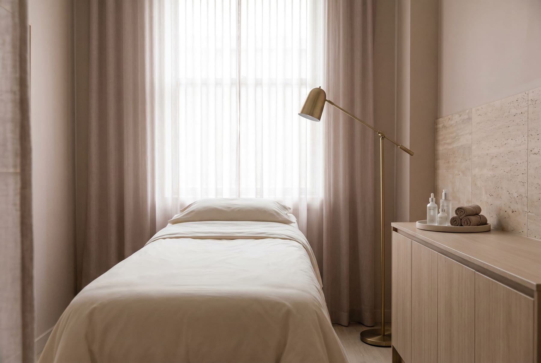 Treatment room at Derma Skinology Ltd